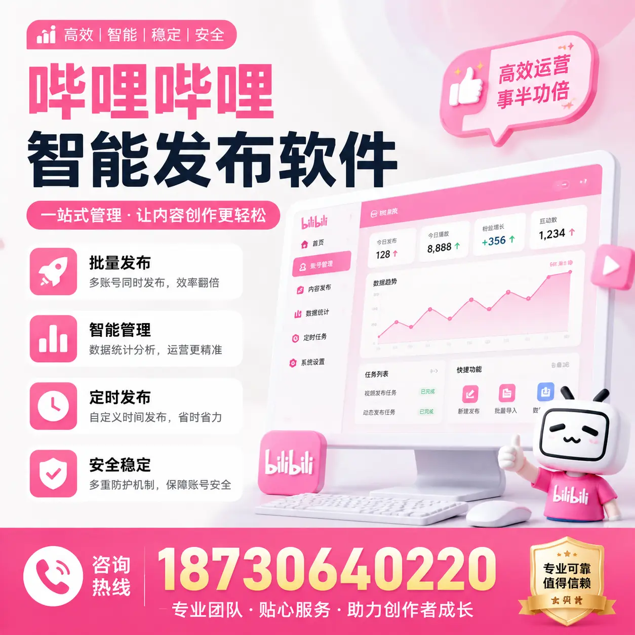 如何评估哔哩哔哩智能发布软件的ROI?六盘水 企业必读